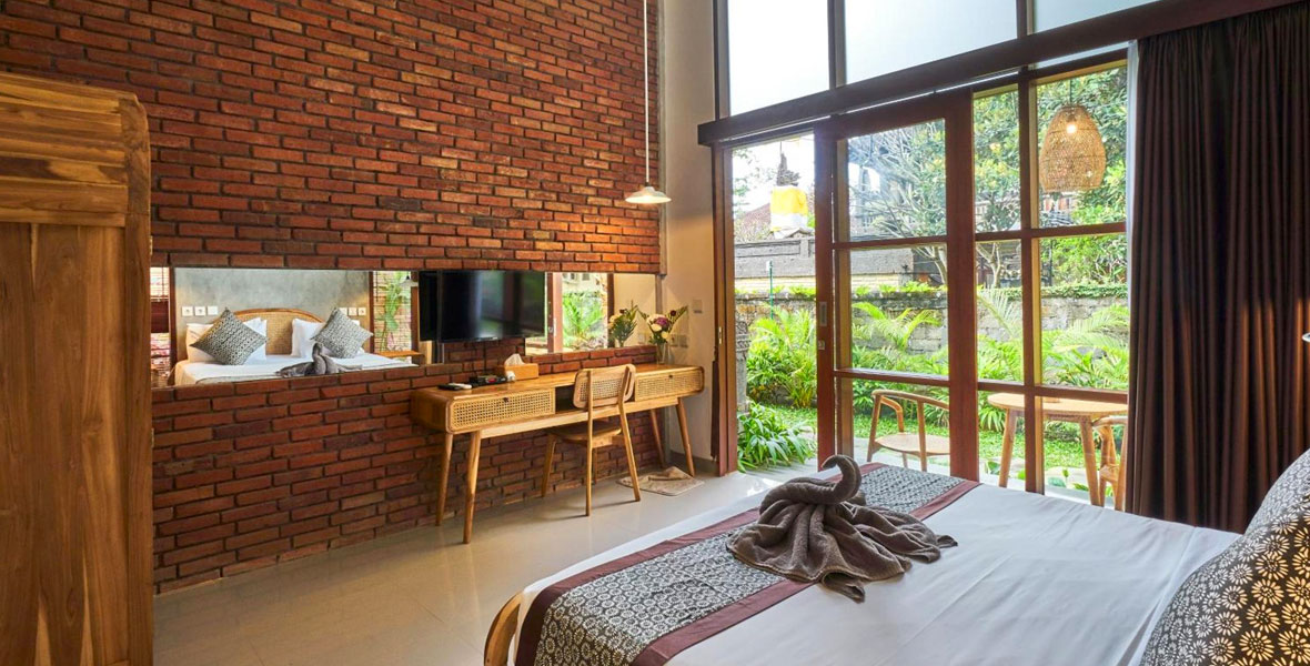 pool view from terrace